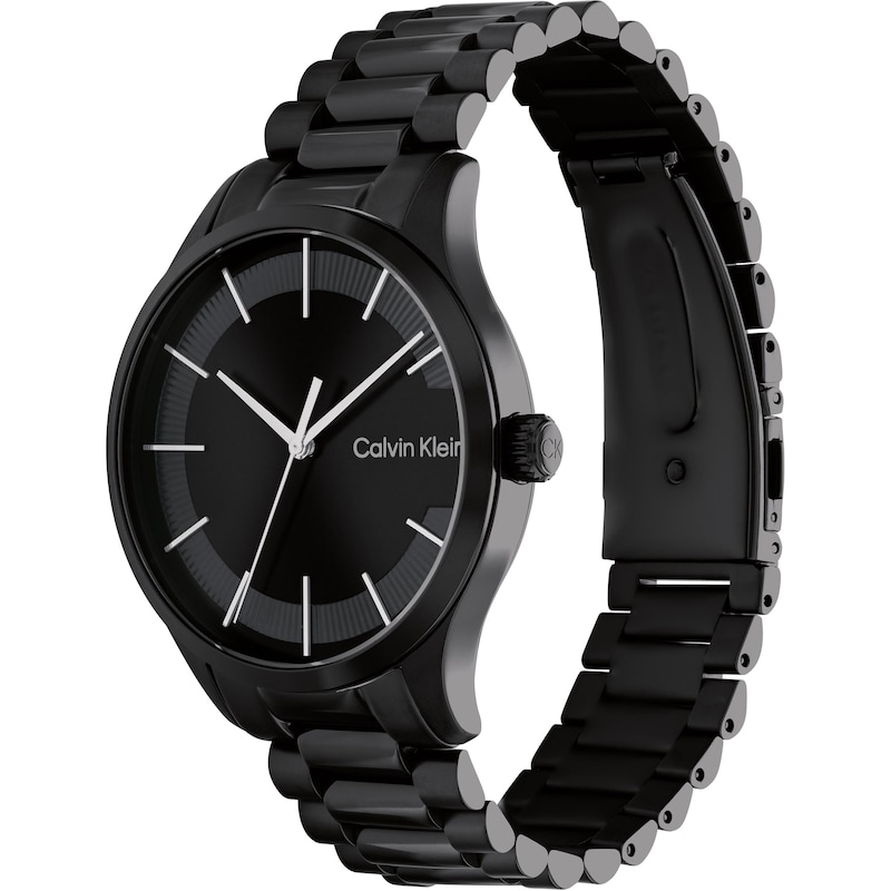 Main Image 2 of Calvin Klein One Iconic Black IP Bracelet Watch