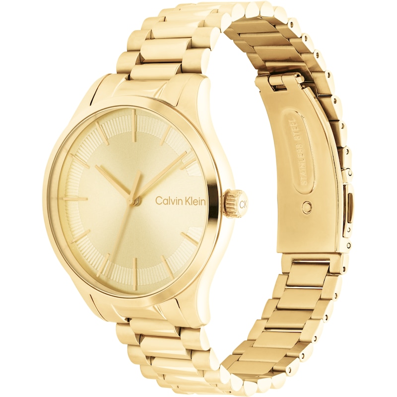 Main Image 2 of Calvin Klein One Iconic Gold Tone Bracelet Watch