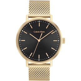 Calvin Klein Modern Men's Gold Tone Bracelet Watch