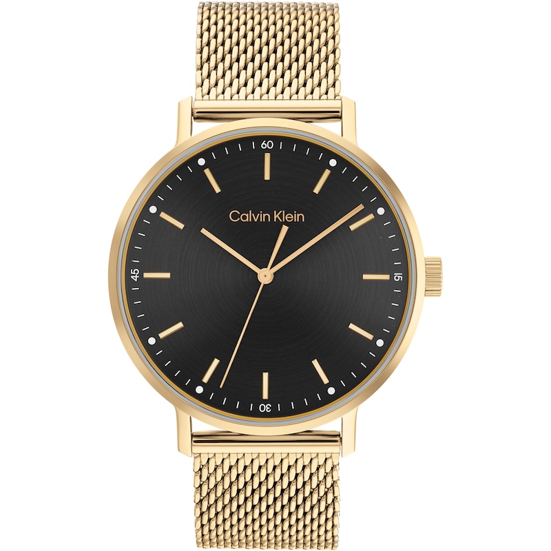 Calvin Klein Modern Men's Gold Tone Bracelet Watch