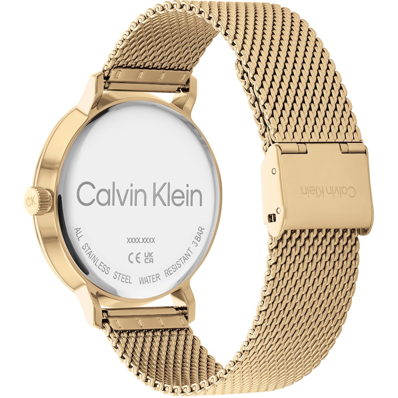 Calvin Klein Modern Men's Gold Tone Bracelet Watch