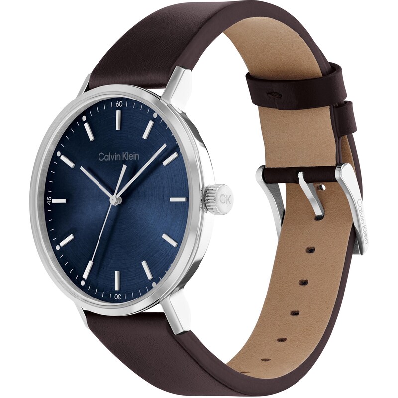 Main Image 2 of Calvin Klein Modern Men's Brown Leather Strap Watch