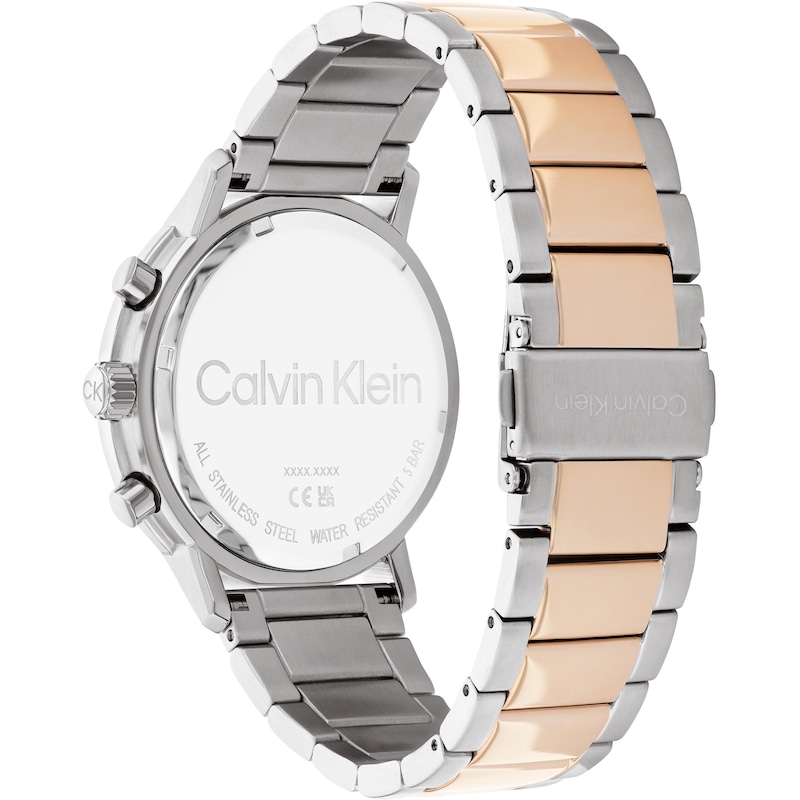 Calvin Klein Gauge Men's Two Tone Bracelet Watch