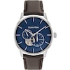 Thumbnail Image 1 of Calvin Klein Automatic Men's Brown Leather Strap Watch