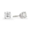 Thumbnail Image 1 of 9ct White Gold 0.66ct Diamond Solitaire Stud Earrings
