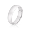 Thumbnail Image 2 of 18ct White Gold 6mm Extra Heavy Court Ring
