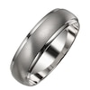 Thumbnail Image 0 of Mens 9ct White Gold Satin and Polished Ring