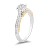 Thumbnail Image 3 of Enchanted Disney Fine Jewellery Diamond Tinker Bell Cluster Ring