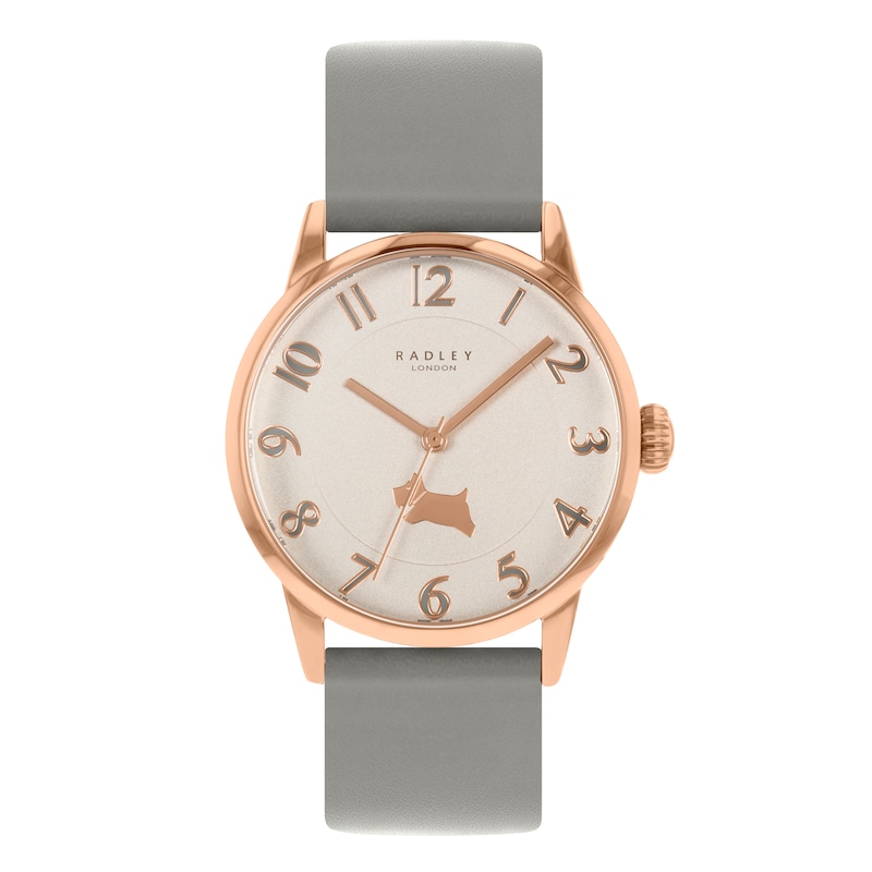 Radley Liverpool Street Ladies' Grey Leather Strap Watch