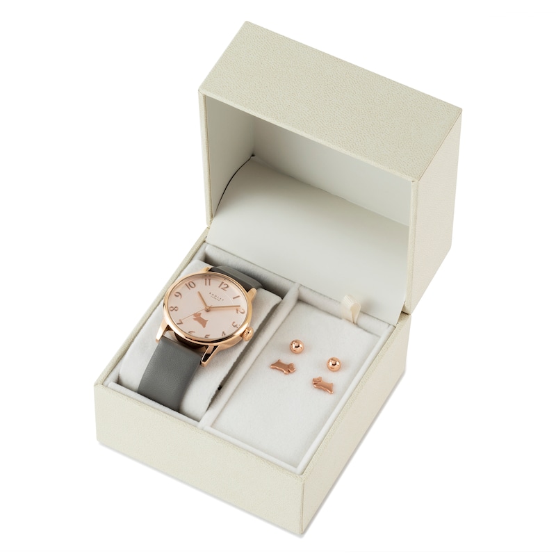 Main Image 8 of Radley Liverpool Street Ladies' Grey Leather Strap Watch