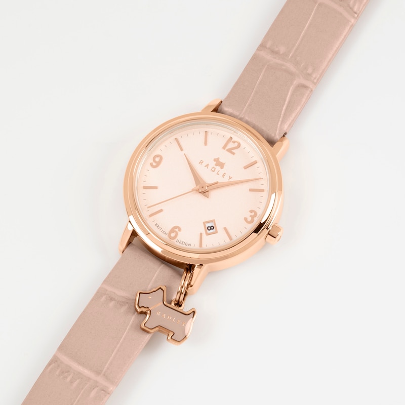 Radley Duke's Place Ladies' Pink Leather Strap Watch