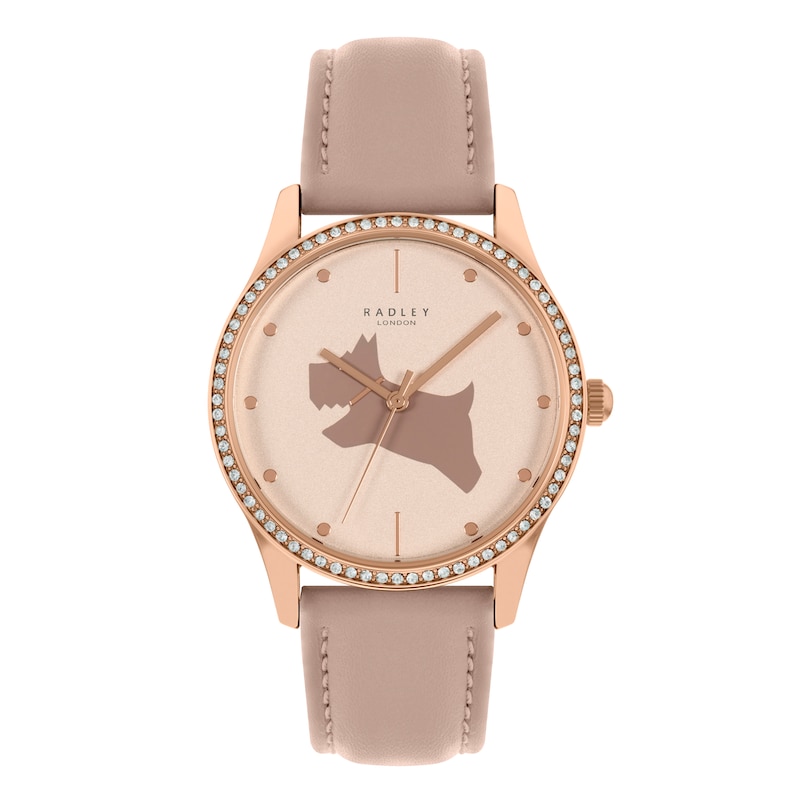 Main Image 3 of Radley Cobweb Ladies' Pink Strap Watch & Bracelet Set