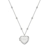 Thumbnail Image 1 of Radley Love Letters Sterling Silver Tone Heart Locket Necklace