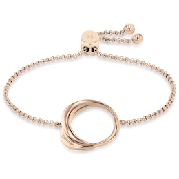 Ladies' Calvin Klein Polished Carnation Gold Ring Bracelet