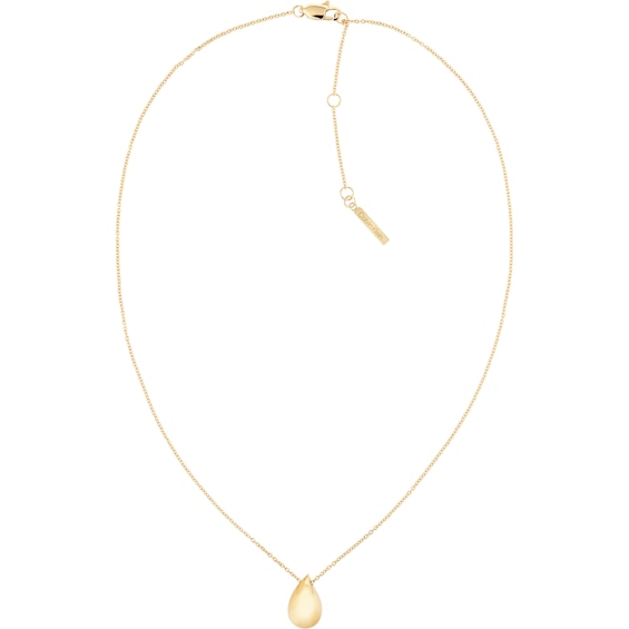 Ladies Calvin Klein Polished Yellow Gold Stud Necklace