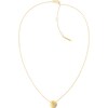 Thumbnail Image 1 of Calvin Klein Ladies' Gold Tone Brushed Crystal Necklace