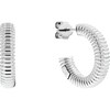 Thumbnail Image 1 of Ladies' Calvin Klein Stainless Steel Hoop Earrings
