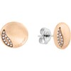 Thumbnail Image 1 of Calvin Klein Ladies' Rose Gold Tone Brushed Crystal Earrings