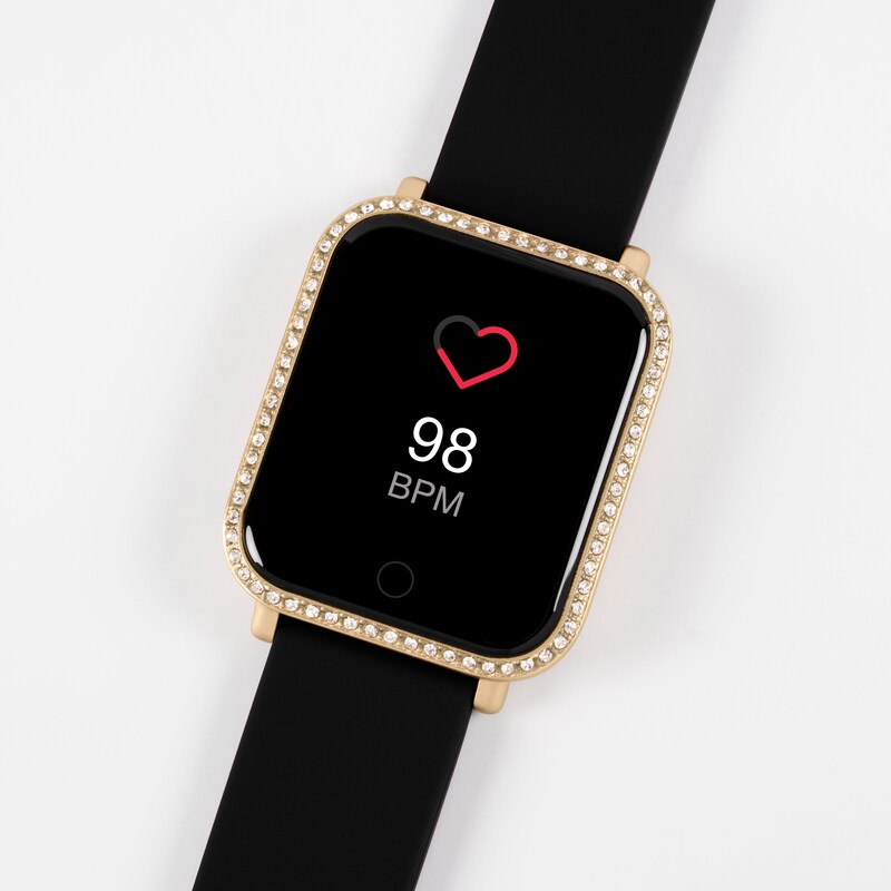 Reflex Active Series 6 Black Silicone Strap Smartwatch.