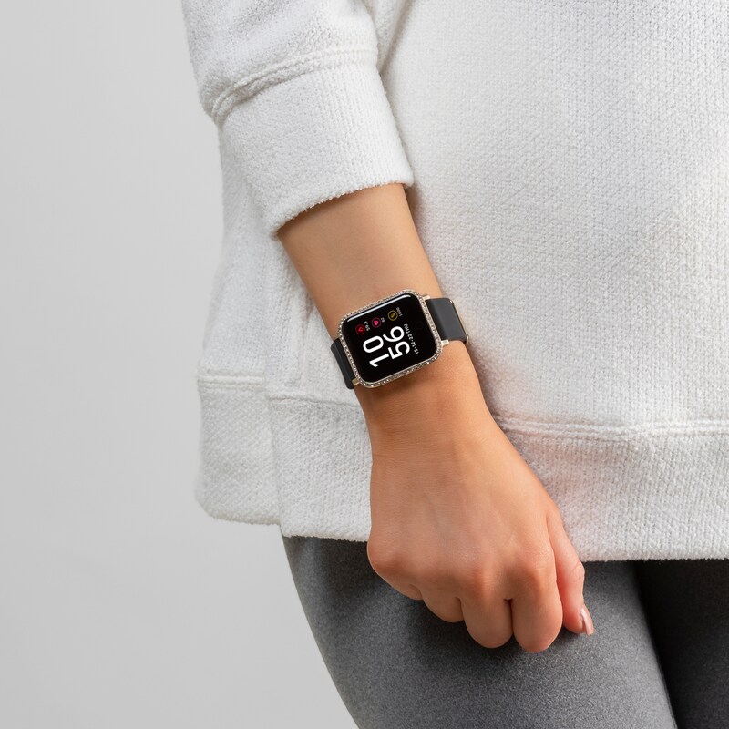 Reflex Active Series 6 Black Silicone Strap Smartwatch.