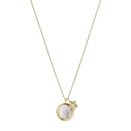 Fossil Val Vintage Vacation Mother Of Pearl Pendant