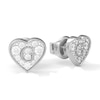 Thumbnail Image 0 of Guess G-Shine Silver Tone Cubic Zirconia Stud Earrings