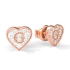 Thumbnail Image 0 of Guess G-Shine Rose Gold Tone Cubic Zirconia Earrings