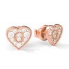 Thumbnail Image 0 of Guess G-Shine Rose Gold Tone Cubic Zirconia Earrings