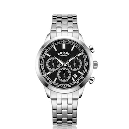 Rotary Chronograph Men's Stainless Steel Bracelet Watch