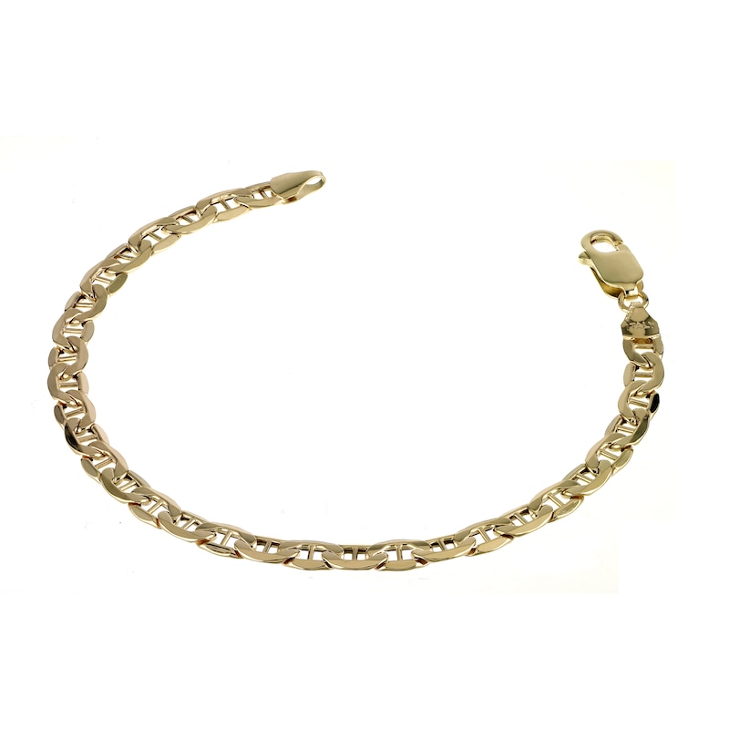 9ct Yellow Gold 7.25 Inch Marina Chain Bracelet