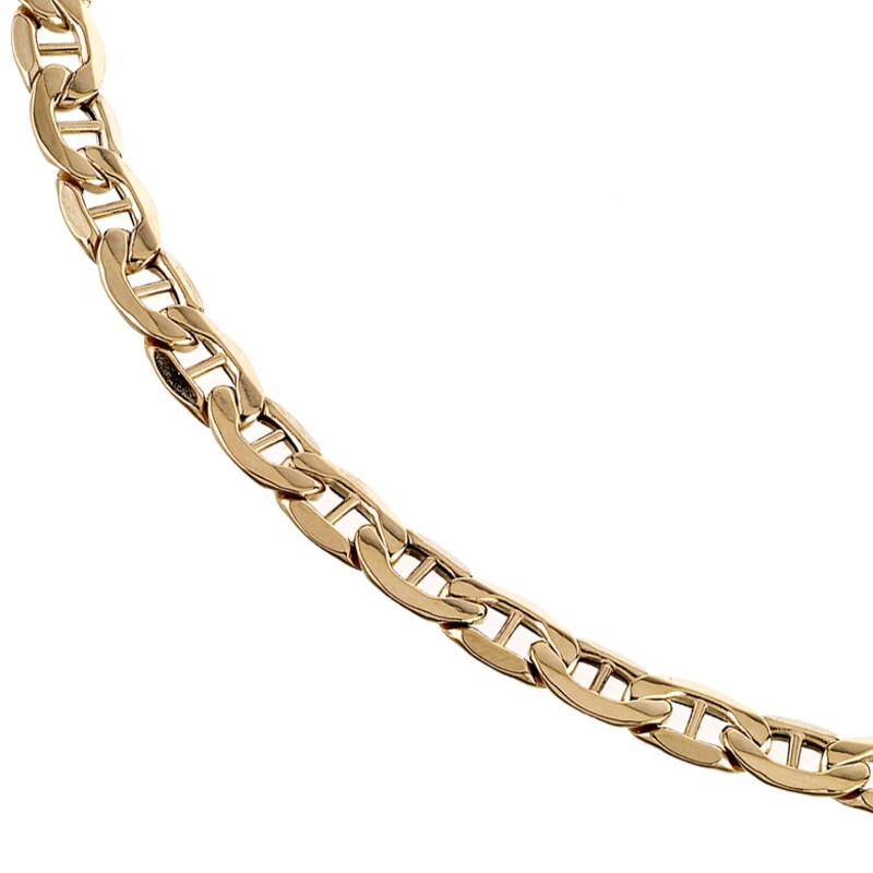 9ct Yellow Gold 20 Inch Marina Chain