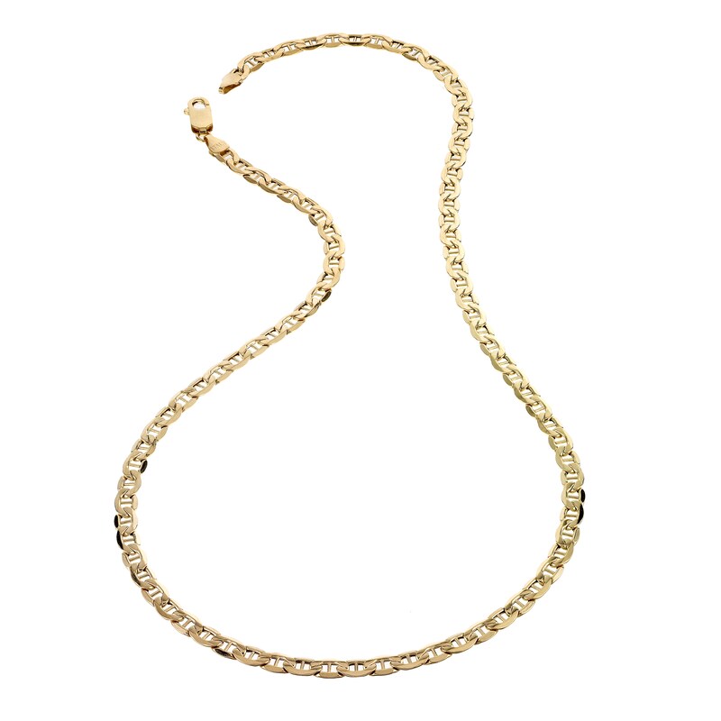 Main Image 2 of 9ct Yellow Gold 20" Marina Chain