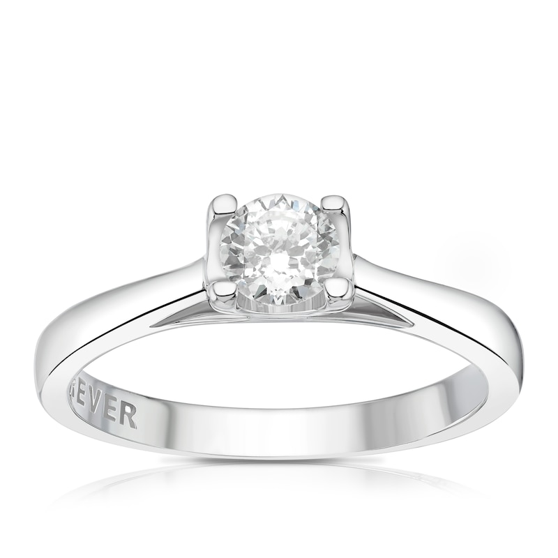 The Forever Diamond 18ct White Gold 0.38ct Ring