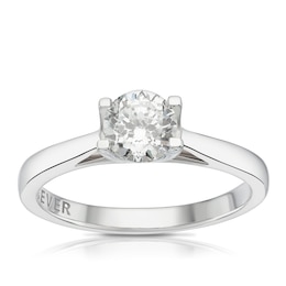 The Forever Diamond 18ct White Gold 0.75ct Diamond Solitaire Ring