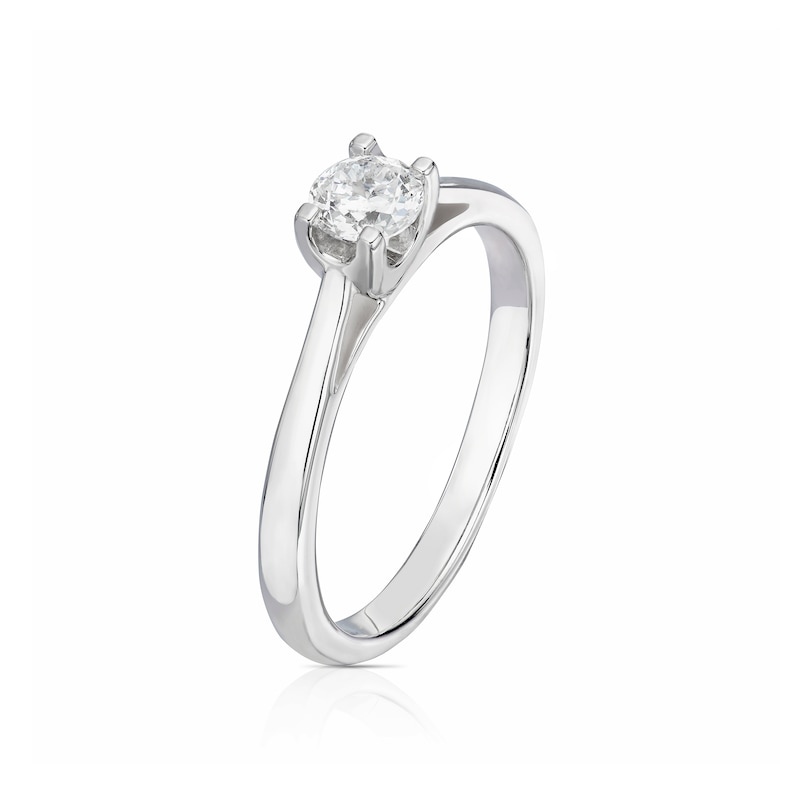Main Image 2 of The Forever Diamond Platinum 0.38ct Diamond Solitaire Ring