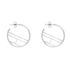 Thumbnail Image 0 of Tommy Hilfiger Stainless Steel Logo 3/4 Hoop Earrings