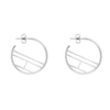 Thumbnail Image 1 of Tommy Hilfiger Stainless Steel Logo 3/4 Hoop Earrings