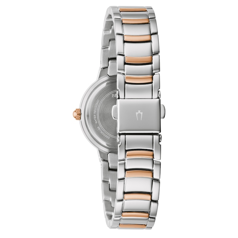 Bulova Crystal Ladies' Two Tone Bracelet Watch