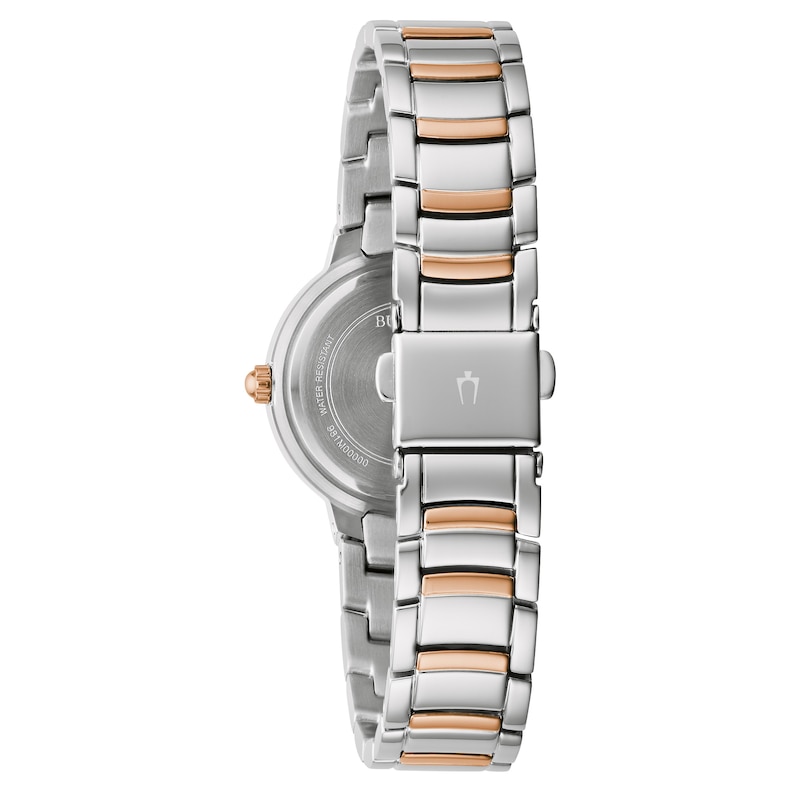 Main Image 2 of Bulova Classic Crystal Ladies' Two-Tone Stainless Steel Bracelet Watch