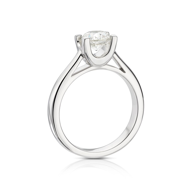Main Image 3 of The Forever Diamond Platinum 1ct Diamond Solitaire Ring