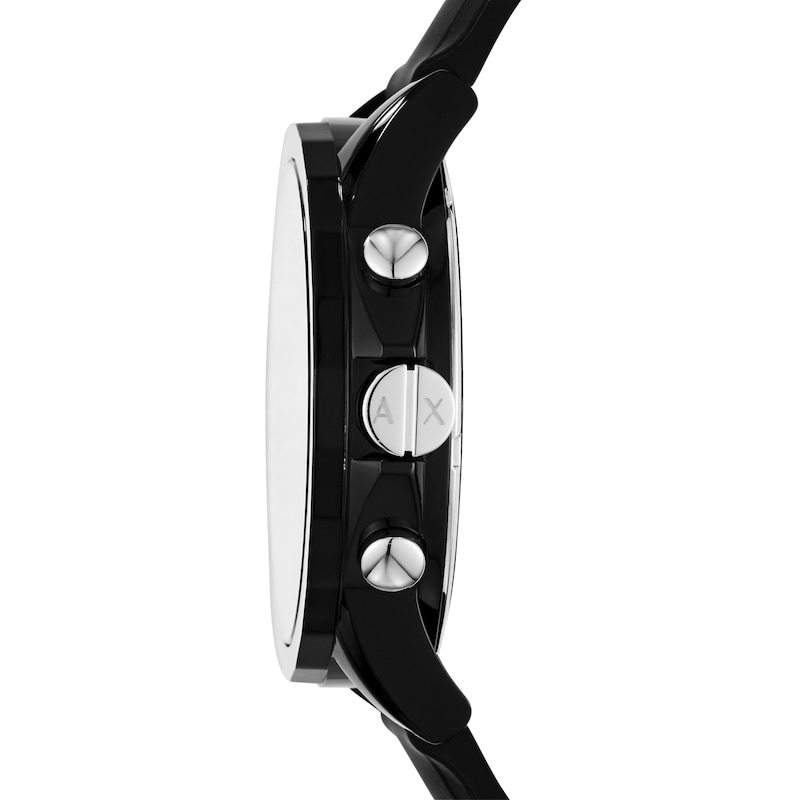 Main Image 2 of Armani Exchange Men's Black Silicone Strap Watch
