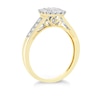 Thumbnail Image 2 of Princessa 18ct Yellow Gold 1/2ct Diamond Cluster Ring