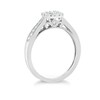 Thumbnail Image 2 of Princessa 18ct White Gold 1/3ct Diamond Cluster Ring