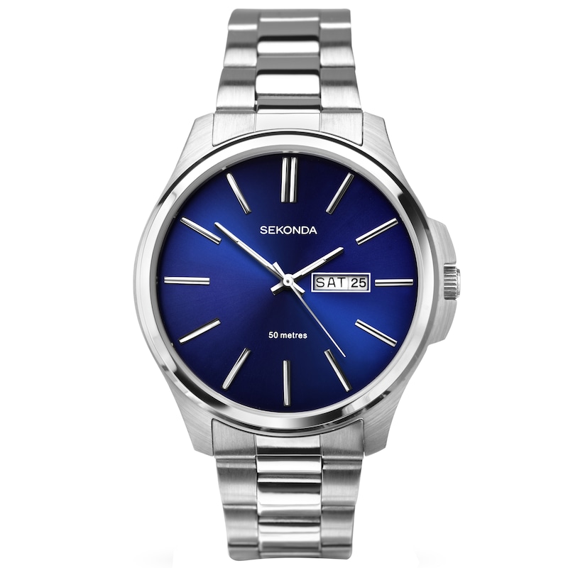 Main Image 1 of Sekonda Jones Men's Blue Dial Stainless Steel Bracelet Watch