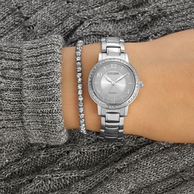 Main Image 3 of Citizen Ladies' Crystal Bracelet Watch & Bracelet Gift Set