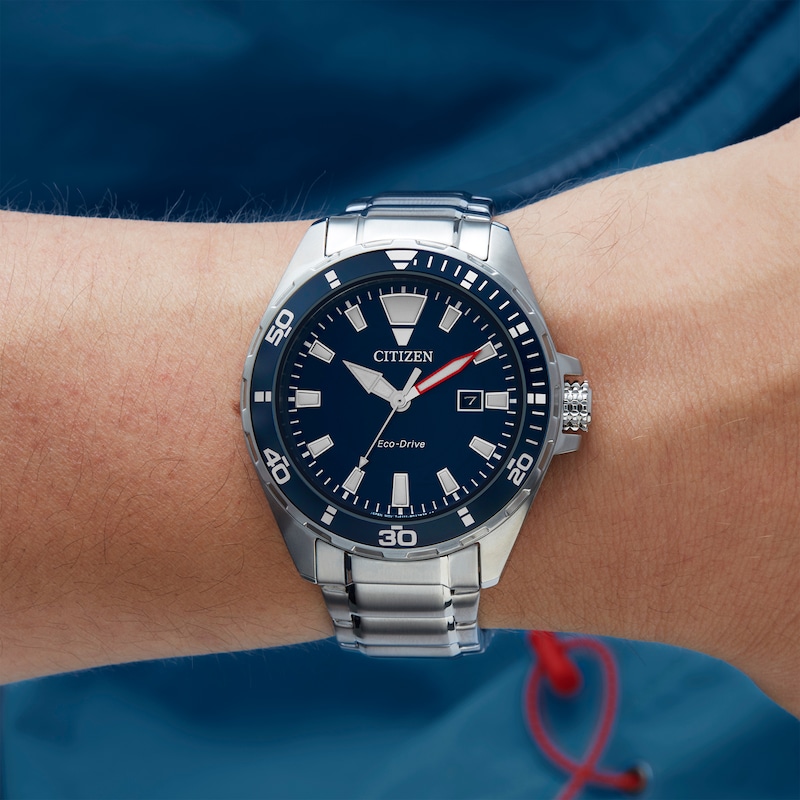 Main Image 4 of Citizen Eco-Drive Men's Stainless Steel Bracelet Watch