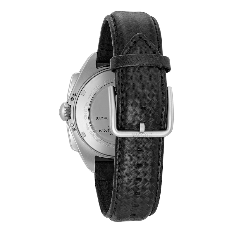 Main Image 3 of Bulova Archive Lunar Pilot Men's Leather Strap Watch