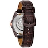 Thumbnail Image 2 of Bulova Men's Classic Automatic Brown Leather Strap Watch