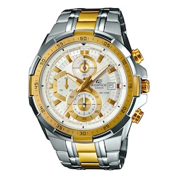 Casio Edifice EFR-539SG-7AVUE Men's Two Tone Stainless Steel Bracelet Watch
