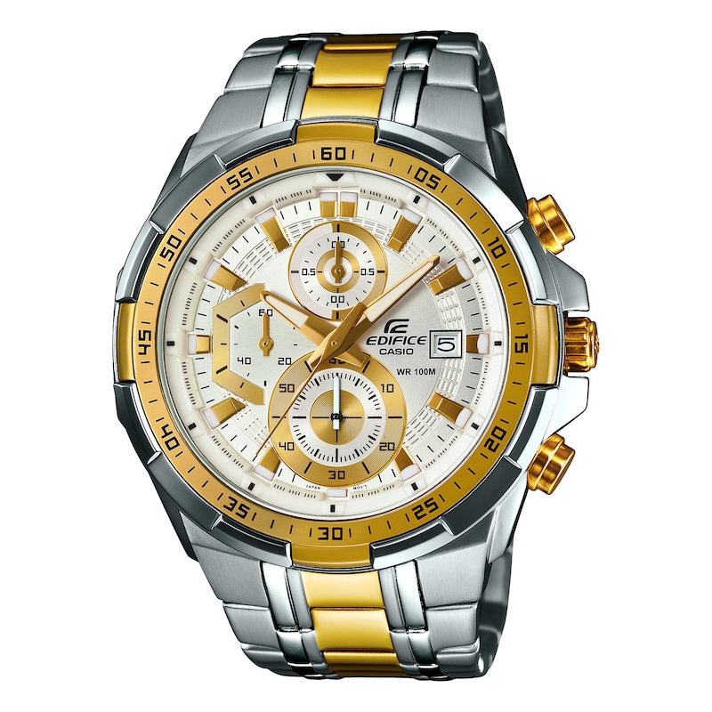 Casio Edifice EFR-539SG-7AVUE Men's Two Tone Stainless Steel Bracelet Watch